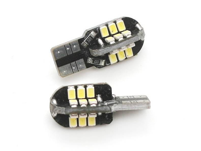 Interlook Auto LED žárovka W5W T10 24 SMD 1210 CAN BUS