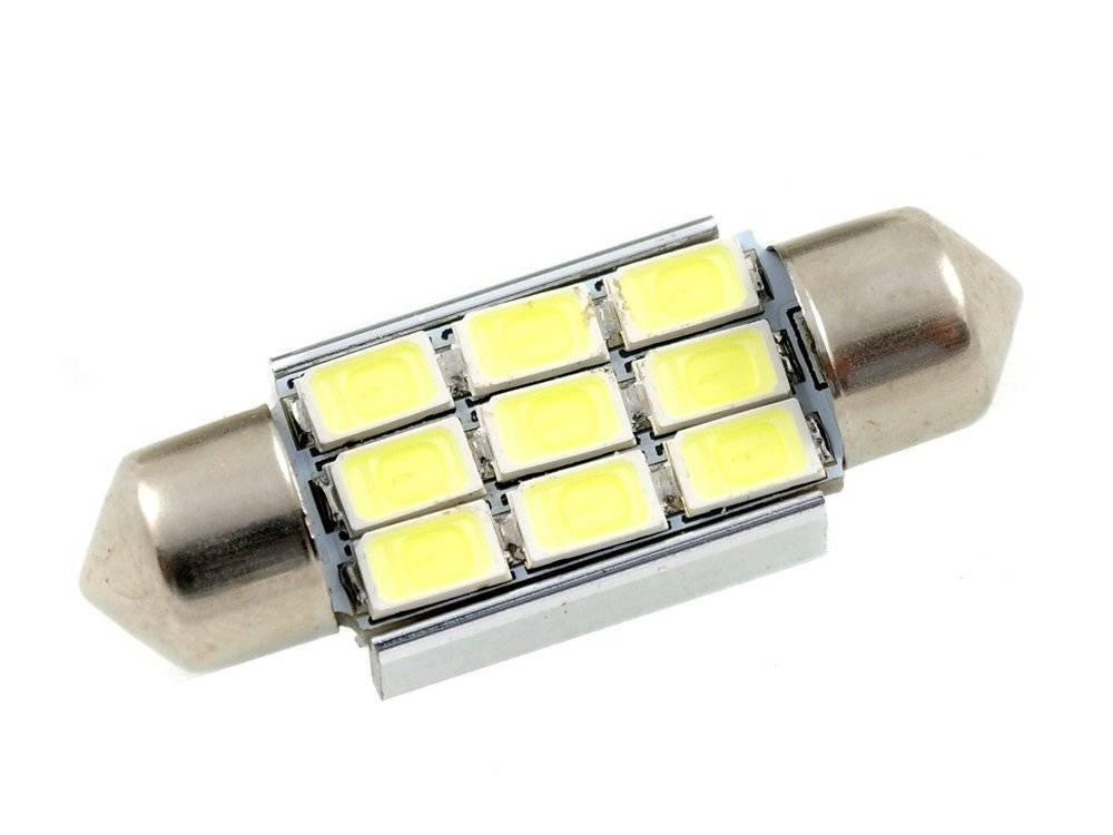 Interlook Auto LED žárovka C5W 9 SMD 5630 CAN BUS 39 mm