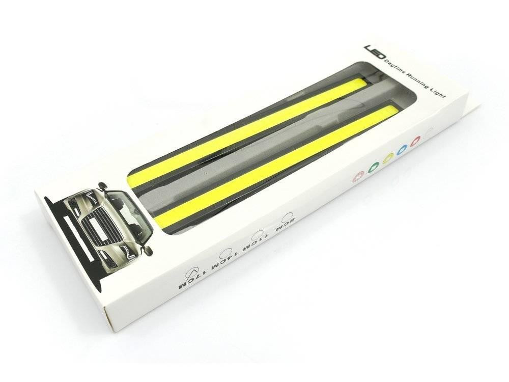 Interlook COB LED světla pro denní svícení | 17 cm | 2x 6W | DRL COB