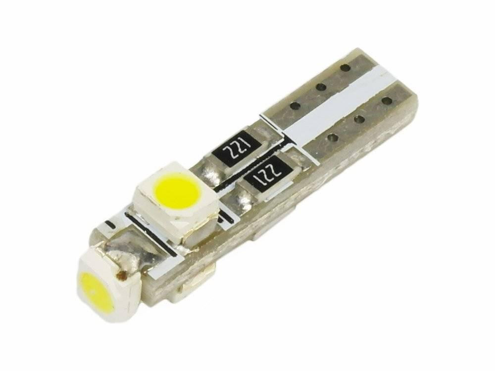 Interlook Auto LED žárovka W2W W1,2W T5 R5 3 SMD 1210 Zielony