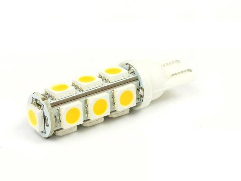 Interlook WW Auto LED žárovka W5W T10 13 SMD 5050 Teplá bílá