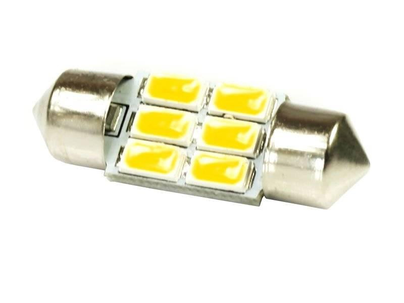 Interlook WW Auto LED žárovka C5W 6 SMD 5630 Teplá bílá 31 mm