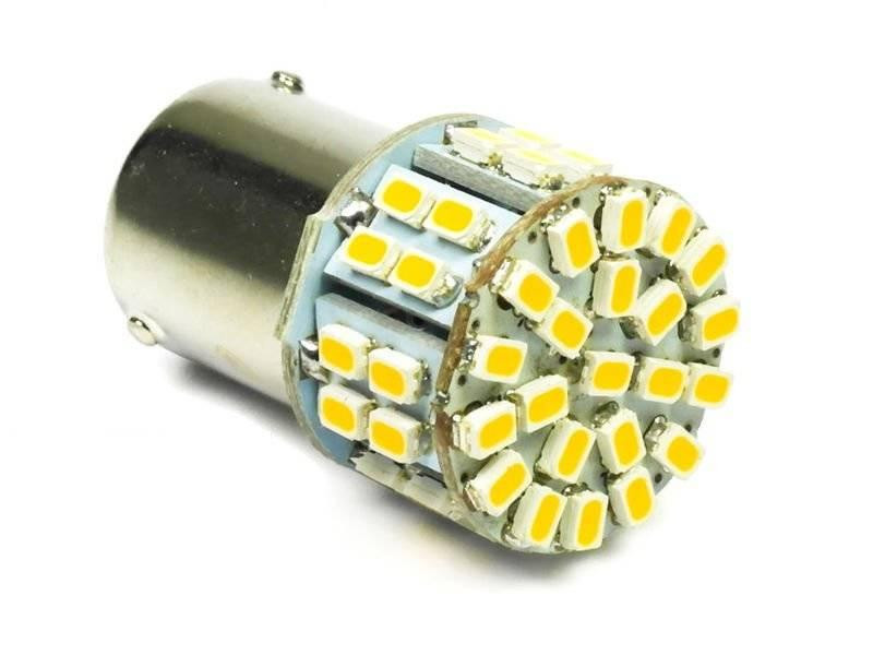 Interlook WW Auto LED žárovka BA15S 50 SMD 1206 Teplá bílá PY21W / BAU15S