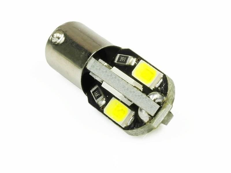 Interlook Auto LED žárovka BA9S 8 SMD 5630 CAN BUS 360 stupňů H6W