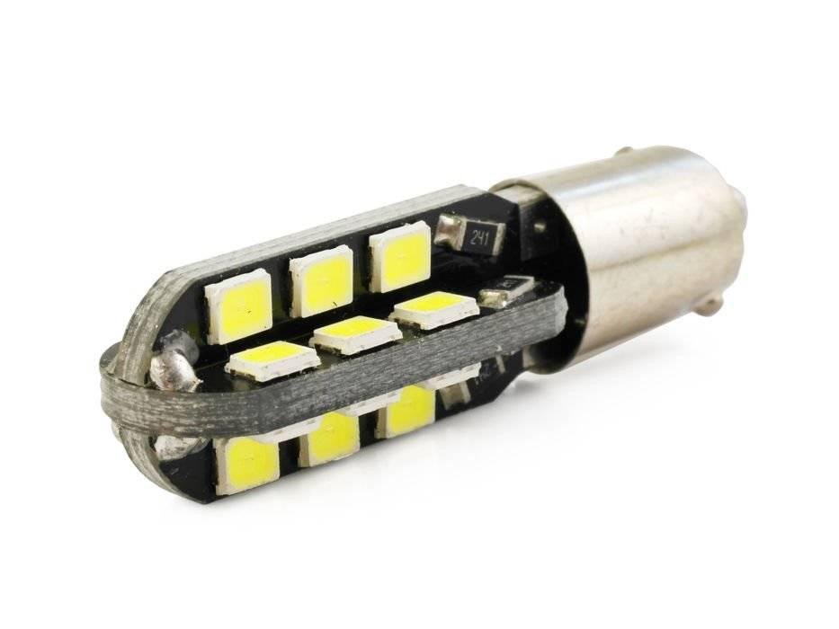 Interlook Auto LED žárovka BA9S 24 SMD 2835 CAN BUS 360 stupňů T4W