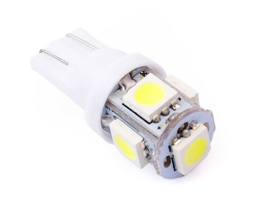 Interlook Auto LED žárovka 24V W5W T10 5 SMD 5050 Biały zimny