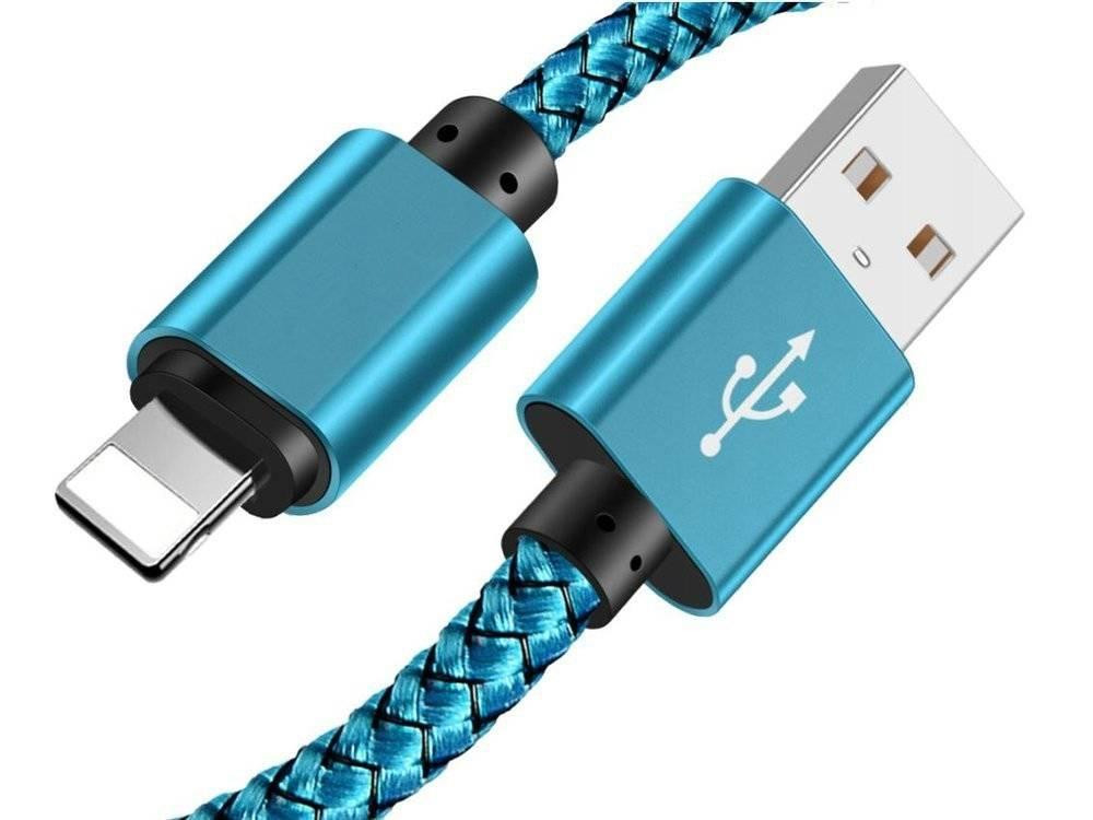 Interlook C06 | Lightning (iPhone) 1M | Nylonový USB kabel pro iPhone 11 XS XR X 8 7 6 5S SE Szary
