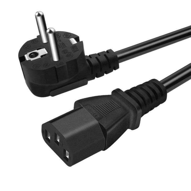 Interlook PE-1,5-1,5M-Černý | Síťový kabel 220-250V