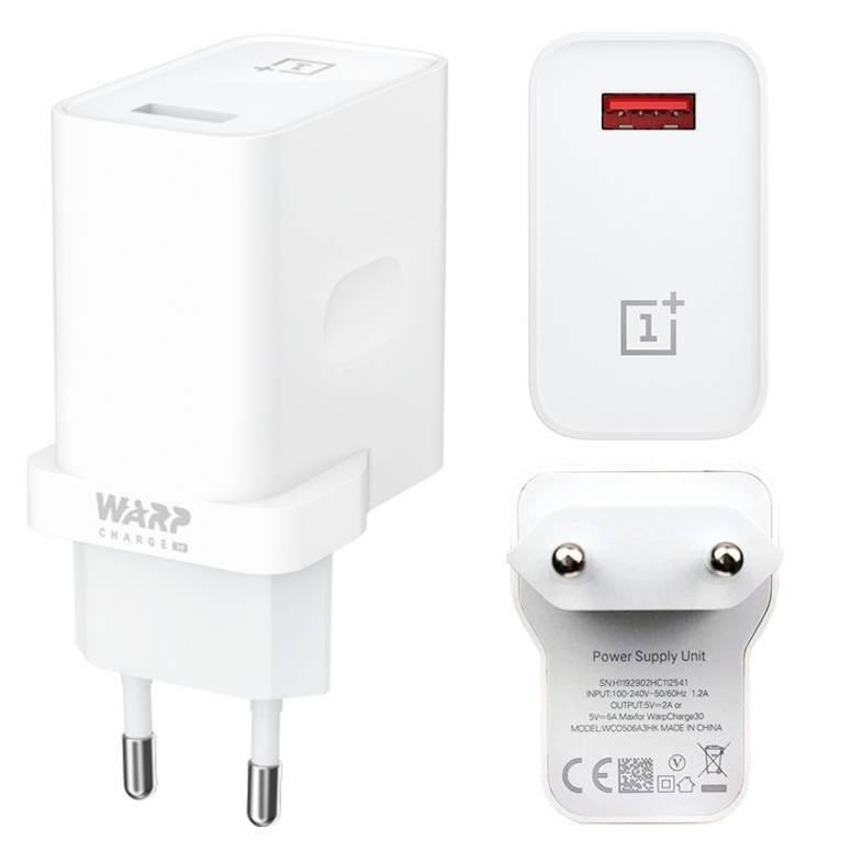 Interlook WC7T | Nástěnná nabíječka OnePlus | kompatibilní se standardy Warp Charge 30W Biały