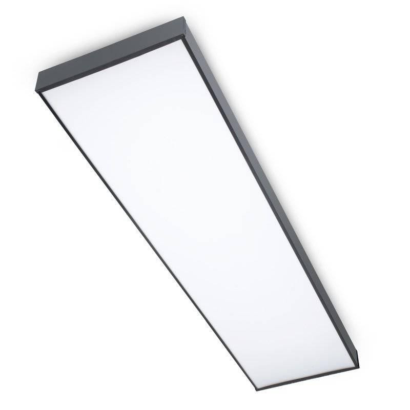 Interlook LED stropní panel 50W 120x30 cm | Neblikající přisazený CCD panel Biały neutralny