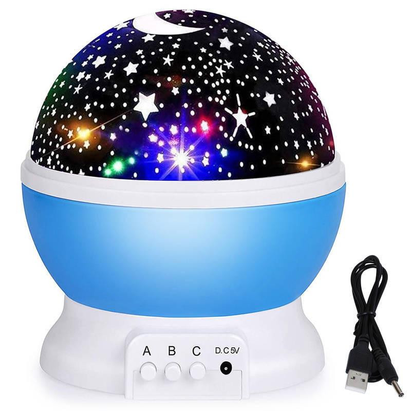 Interlook NL-01 | Rotační hvězdicový projektor STAR LED + noční lampa