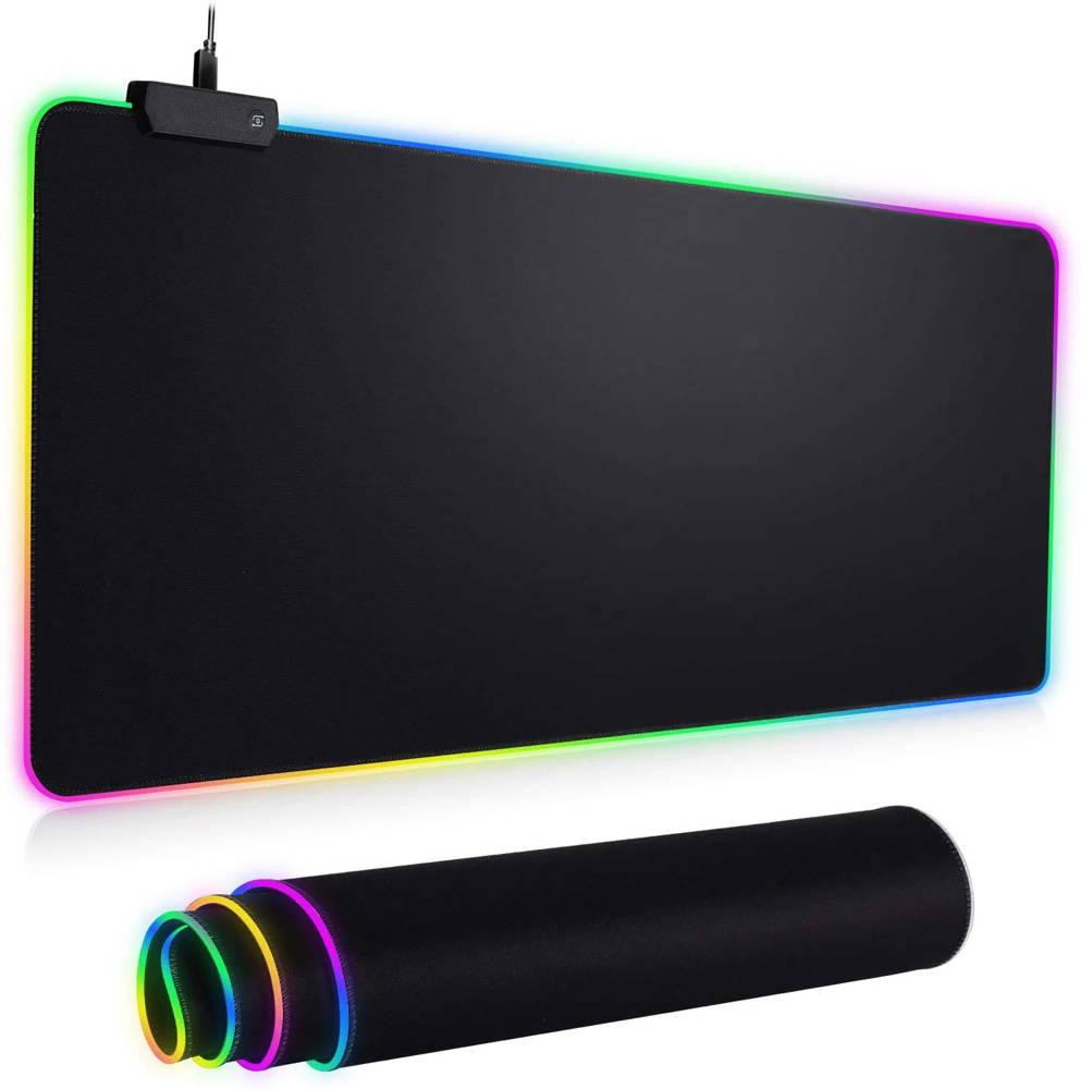 Interlook MP-001L | Podložka pod myš | 80x30 cm | RGB LED podsvícení | 13 režimů svícení