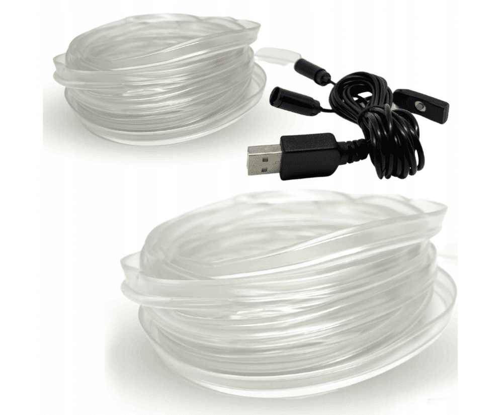 Interlook Ambient Light RGB-5M |Jednostranné optické vlákno | Vícebarevný LED pásek | El drát