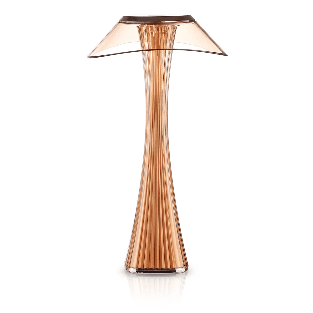 Interlook MGD-151-Hnědá | Moderní stolní lampa | Noční lampa s vestavěnou baterií | LED stolní lampa