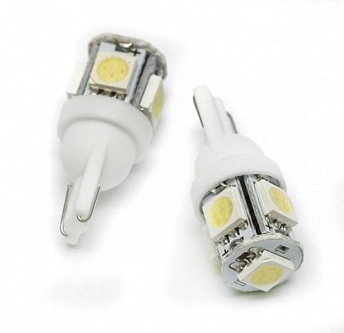 Interlook Auto LED žárovka W5W T10 5 SMD 5050 Biały zimny