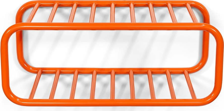 Oranžový kovový závěsný botník Retro – Spinder Design