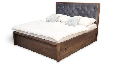 Postelia PAPILO s úložným prostorem, BUK, 160x200 cm
