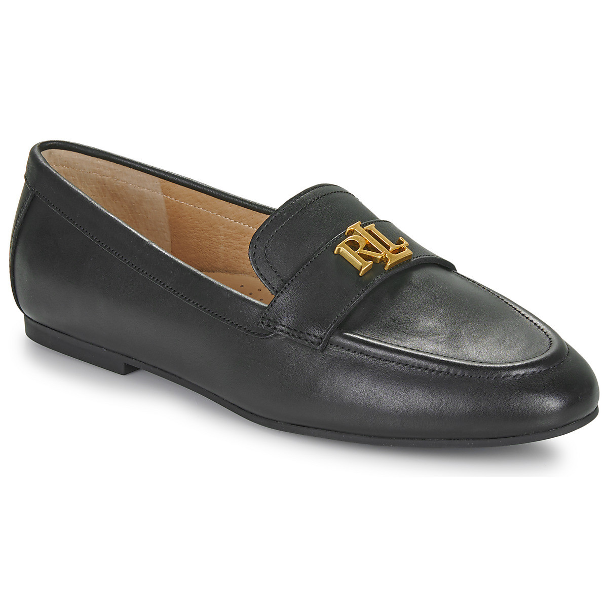 Lauren Ralph Lauren  AVERI III-FLATS-LOAFER  Černá