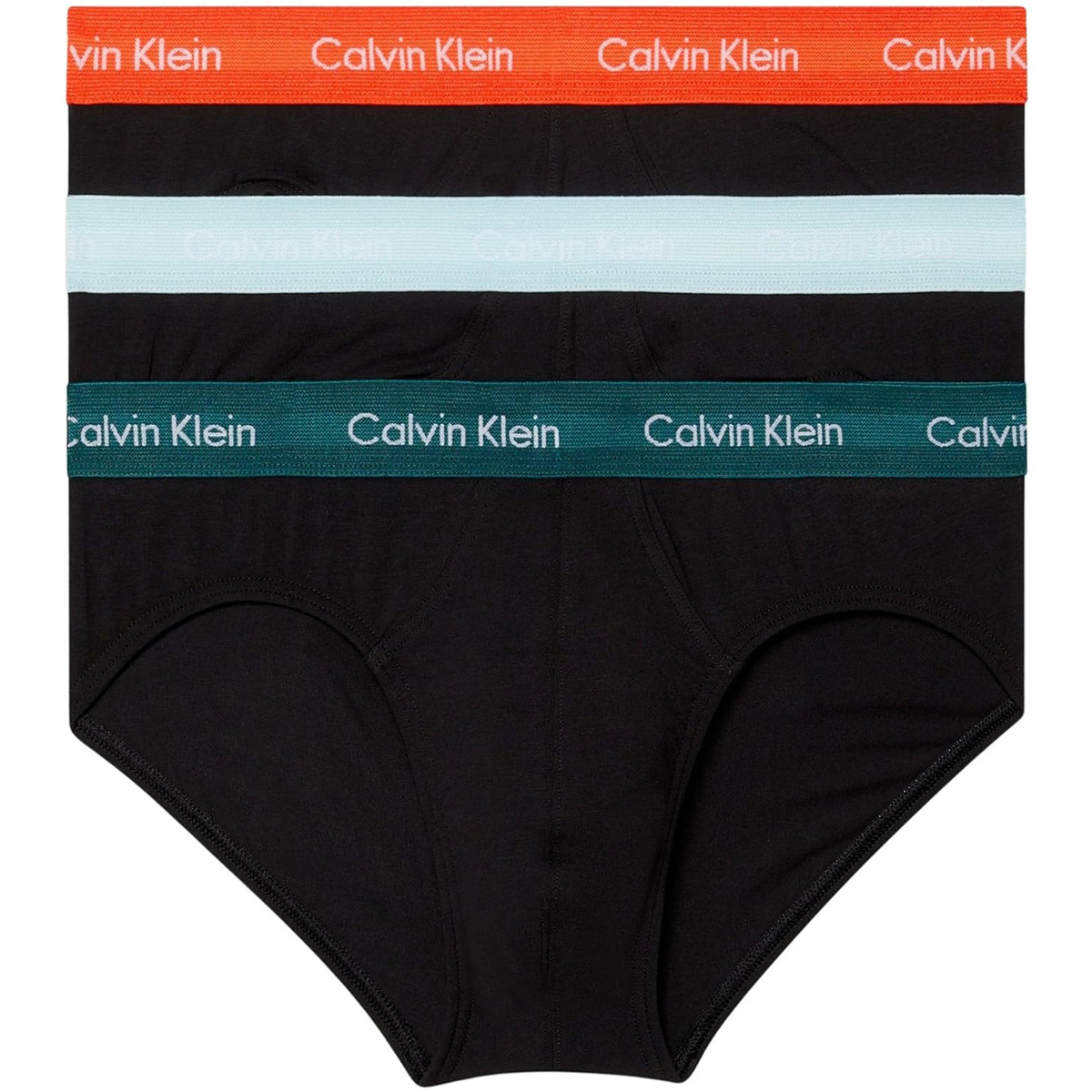 Calvin Klein Jeans  HIP BRIEF 3PK 000NB2613A  Černá