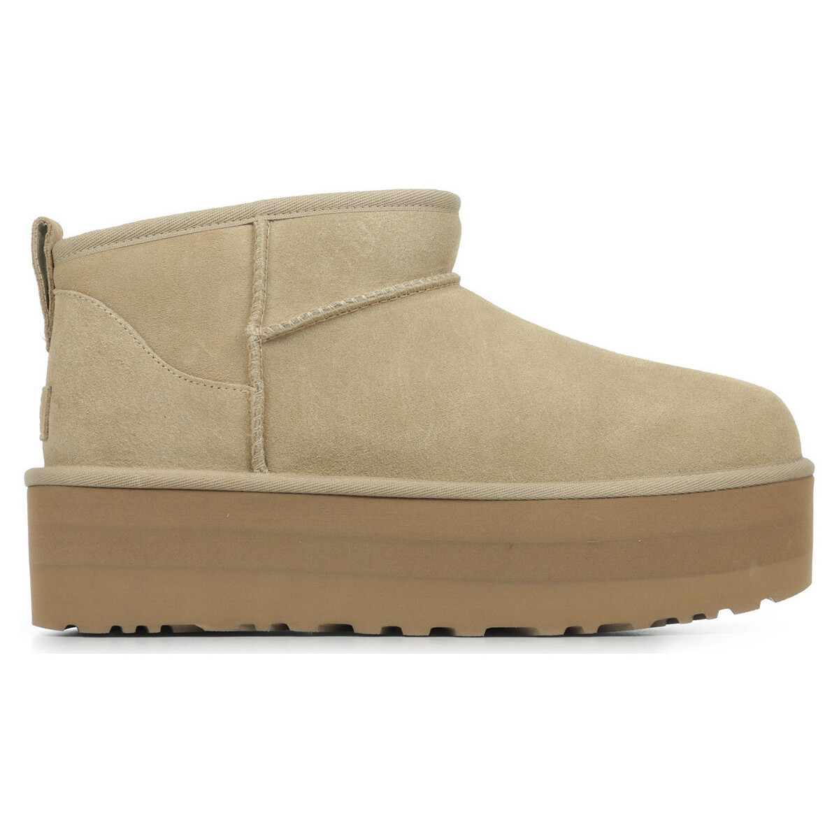 UGG  W Classic Ultra Mini Platform  Béžová