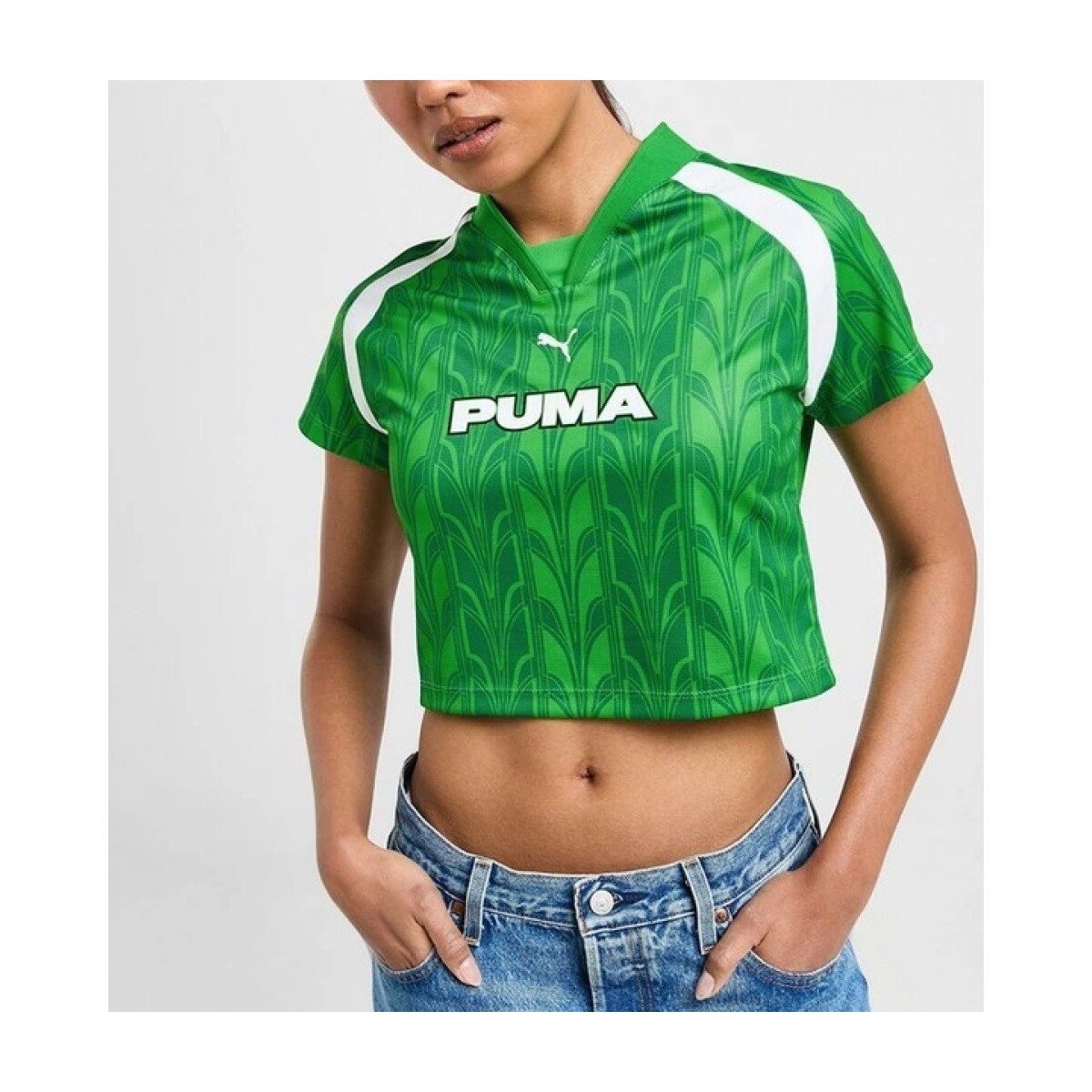 Puma  FOOTBALL JERSEY BABY TEE WOMAN  Zelená