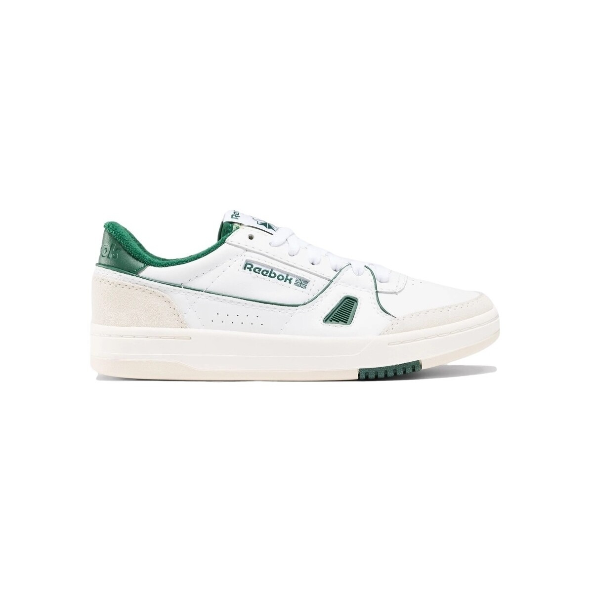 Reebok Sport  LT Court Sneakers - White/Chalk/Dark Green  Bílá