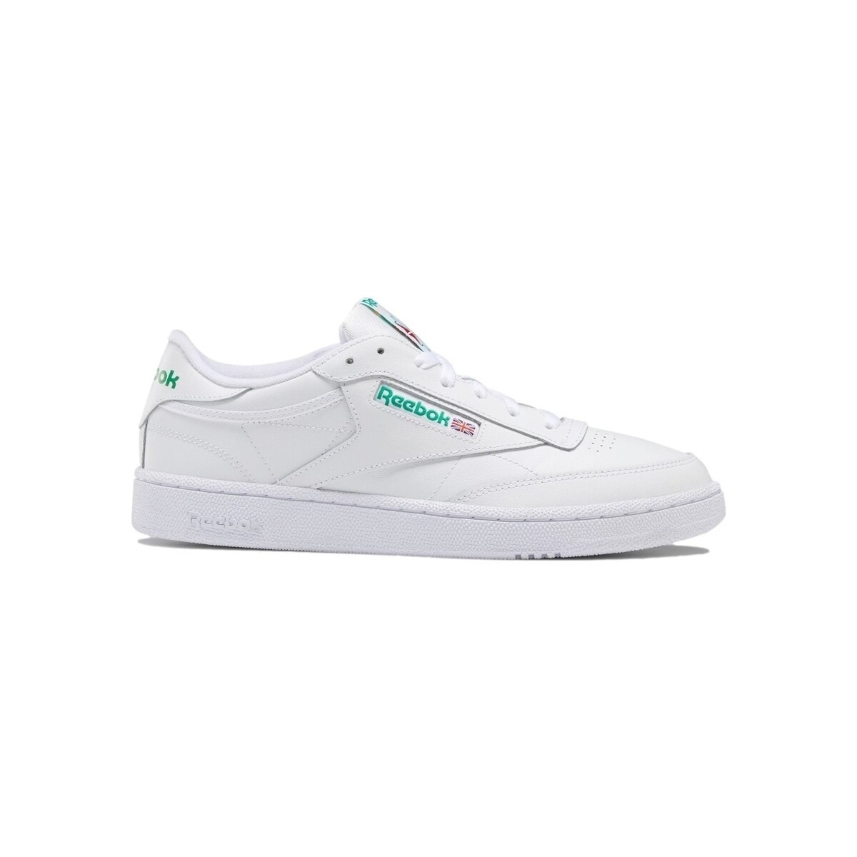 Reebok Sport  Club C 85 Shoes - Intense White/Green  Bílá