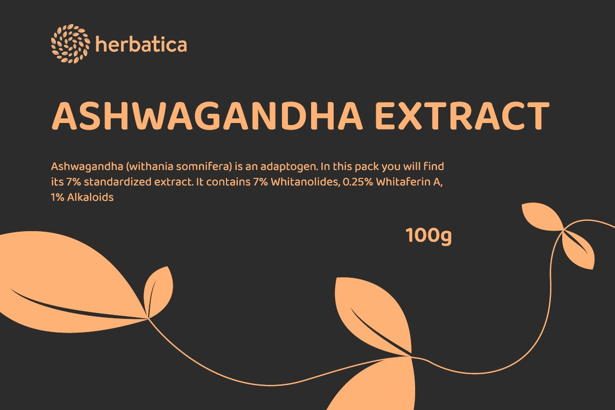 Ashwagandha prášek - 100 g - Herbatica