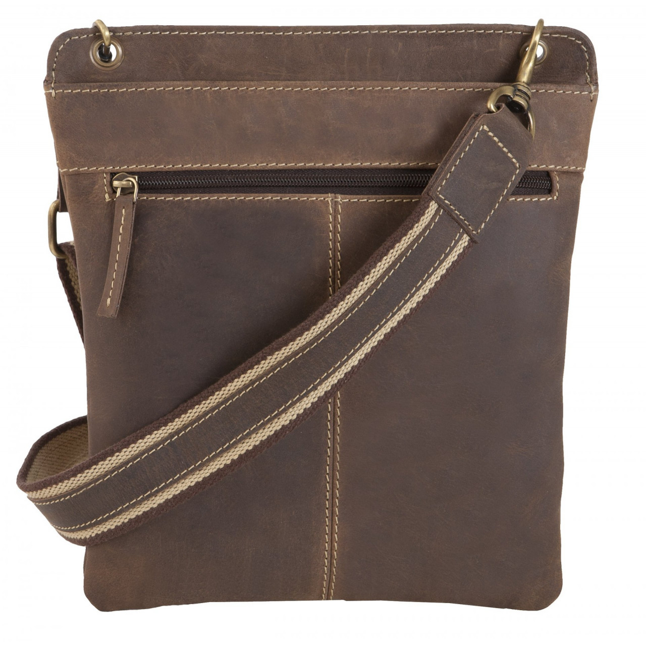 Taška přes rameno Alpenleder Madrid - hnědá