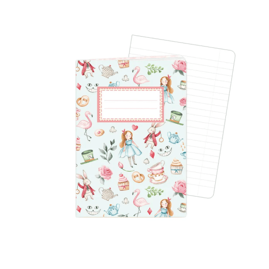 Argus Školní sešit 644 - Alice’s adventures in Wonderland - A6, linkovaný, 40 listů - 1598-0387