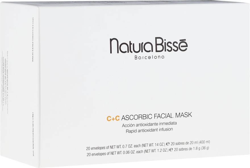 Natura Bissé Antioxidační maska C+C (Ascorbic Facial Mask) 20 x 20 ml