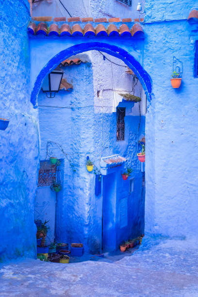 Gatsi Fotografie Chefchaouen, a city with blue painted, Gatsi, 26.7x40 cm