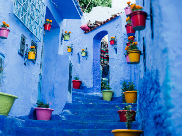 Andre Schoenherr Fotografie Chefchaouen - The Blue Pearl of Morocco, Andre Schoenherr, 40x30 cm