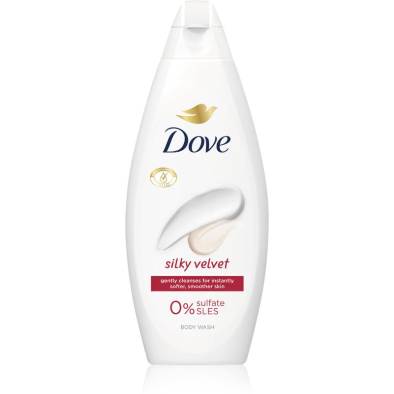 Dove Silky Velvet sprchový gel 250 ml