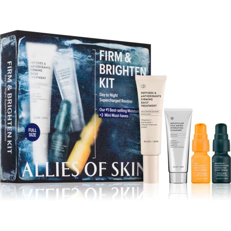 Allies of Skin Firm & Brighten Kit dárková sada (pro rozjasnění a vyhlazení pleti)