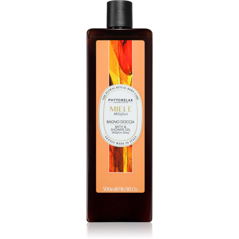 Phytorelax Laboratories Honey Millefiori sprchový a koupelový gel 500 ml