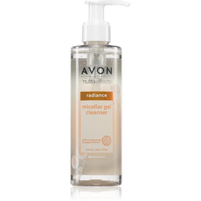 Avon Nutra Effects Radiance micelární čisticí gel pro rozjasnění pleti 195 ml