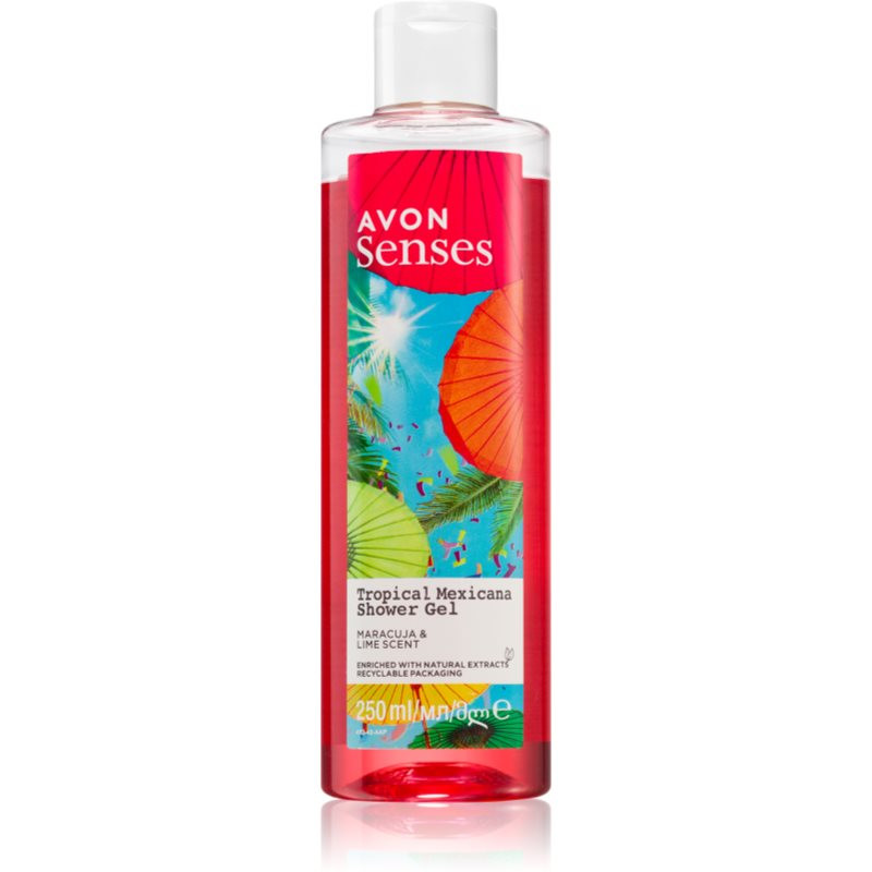 Avon Senses Tropical Mexicana osvěžující sprchový gel 250 ml