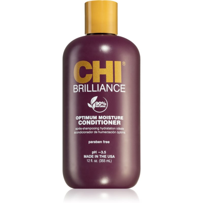 CHI Brilliance Optimum Moisture Conditioner hydratační kondicionér pro suché a poškozené vlasy 355 ml