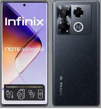 Infinix Note 40 PRO+ 5G 12/256GB, Obsidian Black