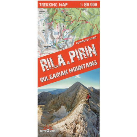 TerraQuest Rila a Pirin 1:80 000 turistická mapa