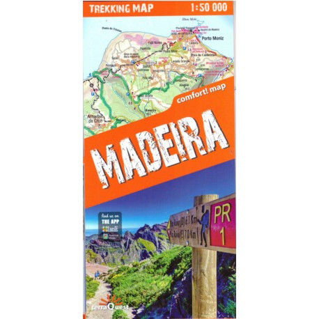 TerraQuest Madeira 1:50 000 turistická mapa