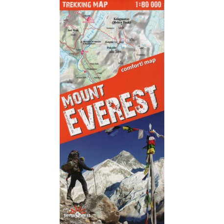 TerraQuest Mount Everest 1:80 000 turistická mapa