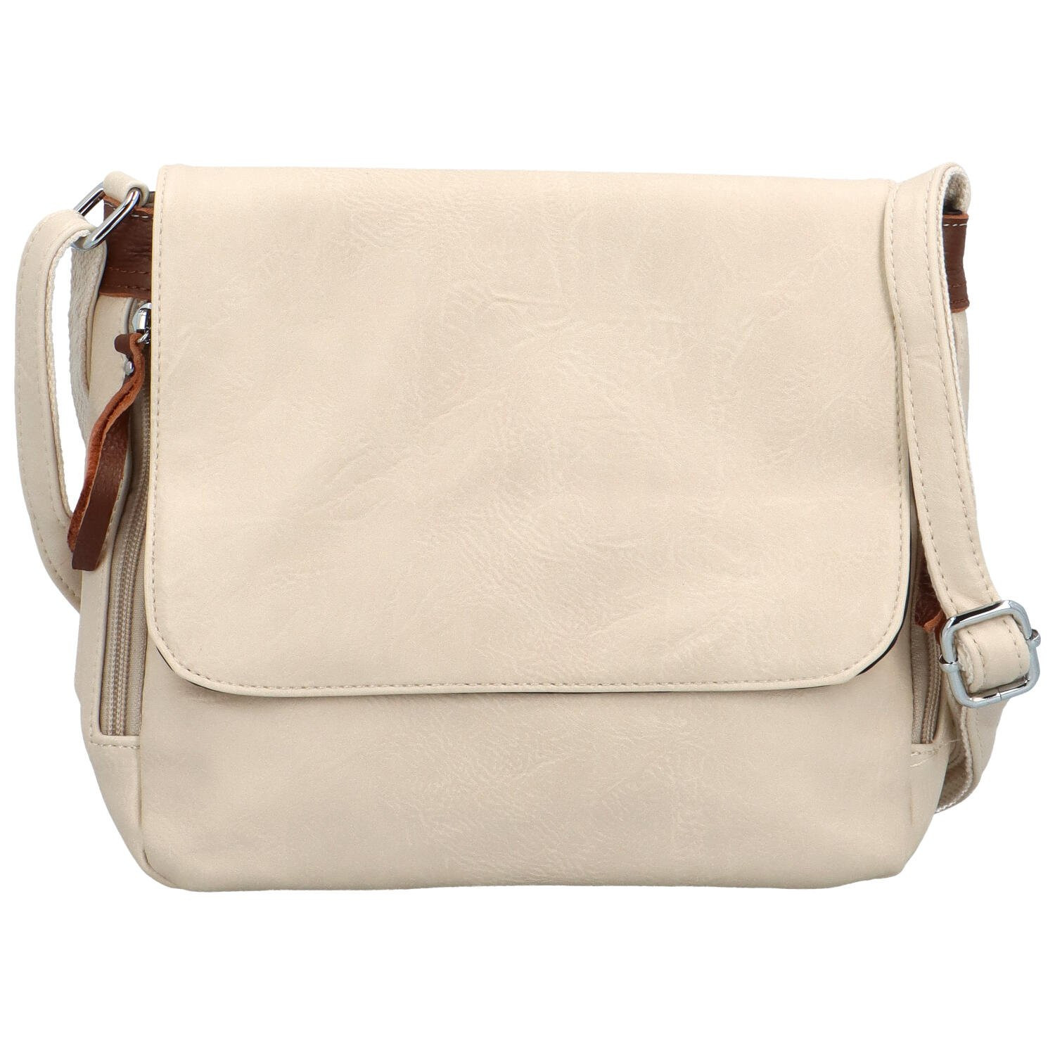 Dámská crossbody kabelka krémová - Firenze Ceryss krémová