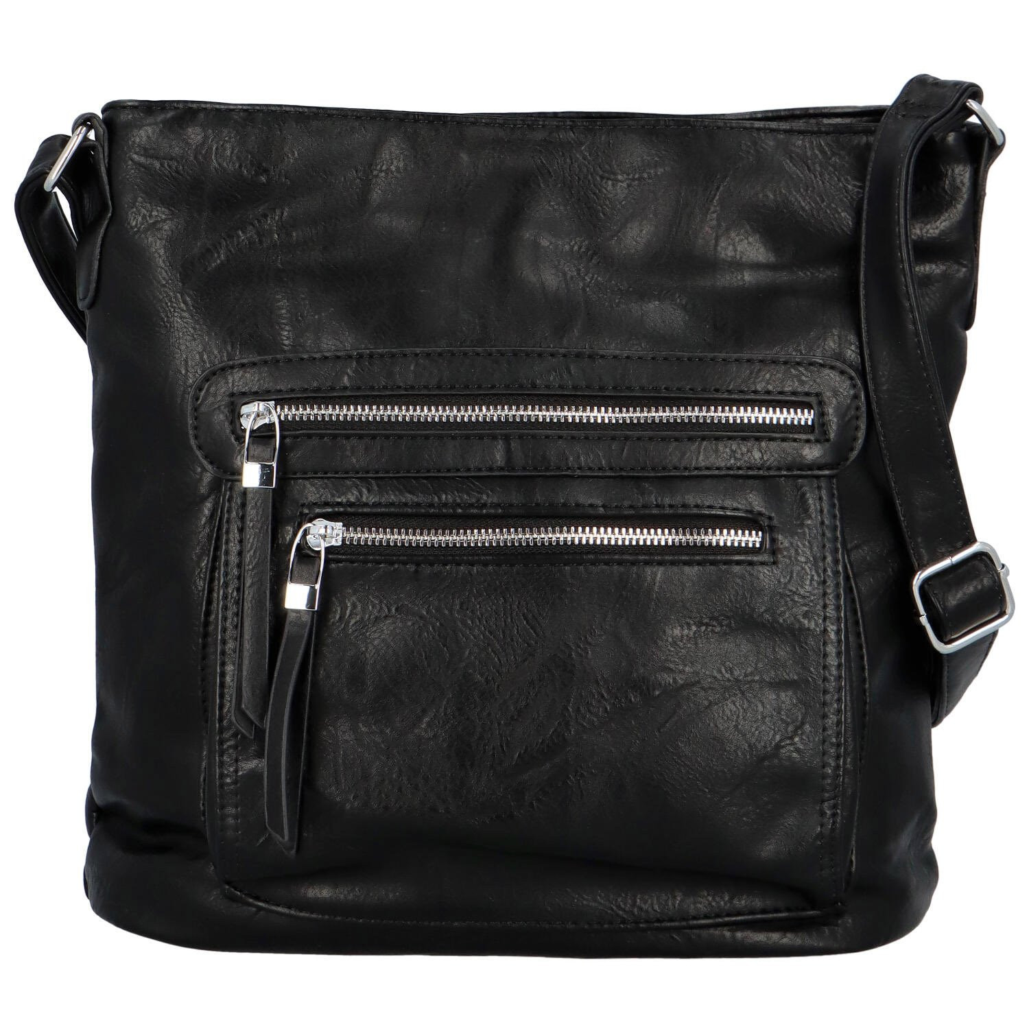 Dámská crossbody kabelka černá - Firenze Charix černá