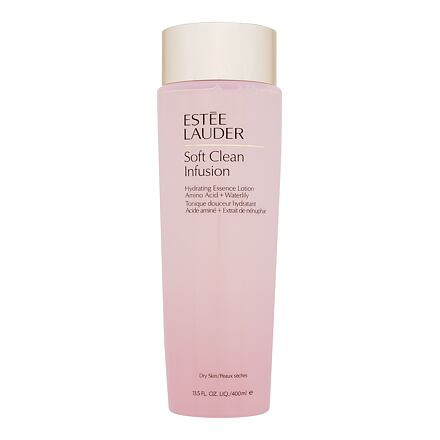 Estée Lauder Soft Clean Infusion Hydrating Essence Lotion tonizující a hydratační voda pro suchou pleť 400 ml pro ženy