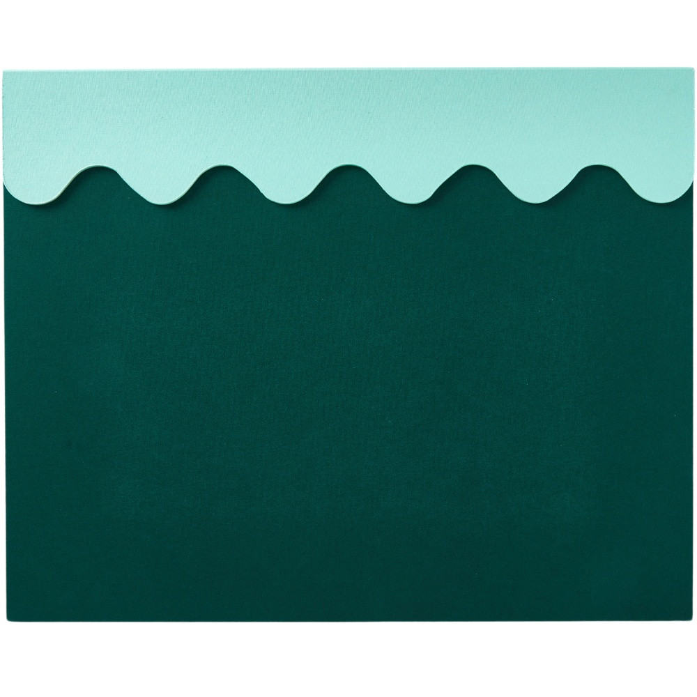 Podložka na pracovní stůl 40 x 50 cm, zelená/tyrkysová, Printworks