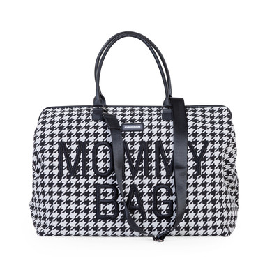 CHILDHOME Mommy Přebalovací taška Bag Large Houndstooth Black