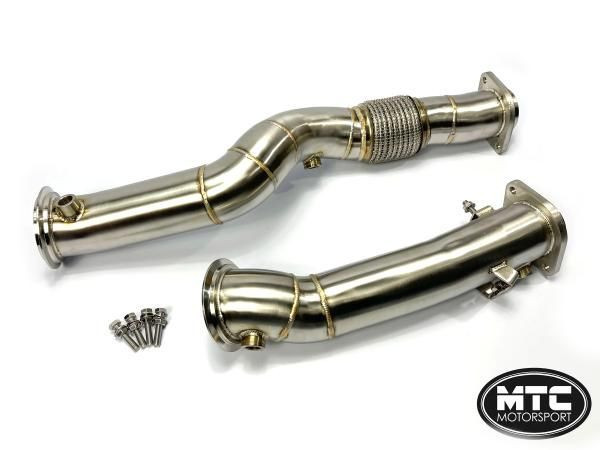 Downpipes s náhradami katalyzátorů MTC Motorsport BMW G87 M2 G80 / G81 M3 / G82 / G83 M4 S58 (20-)