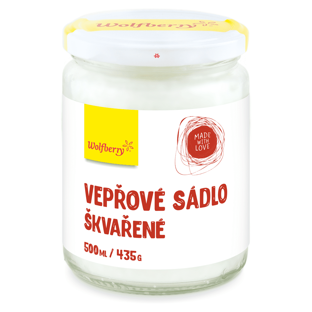 WOLFBERRY Sádlo škvařené vepřové 435 g